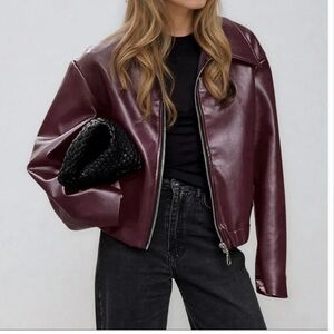 Burgundy Capri Jacket